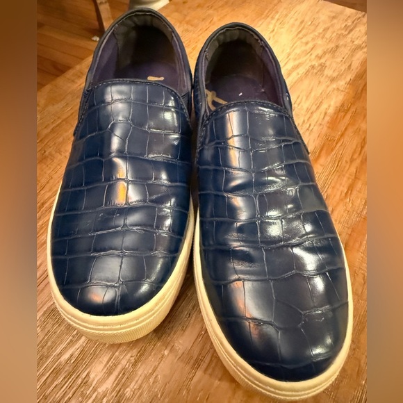 Sam Edelman Blue Loafers Slip-Ons - Picture 1 of 6